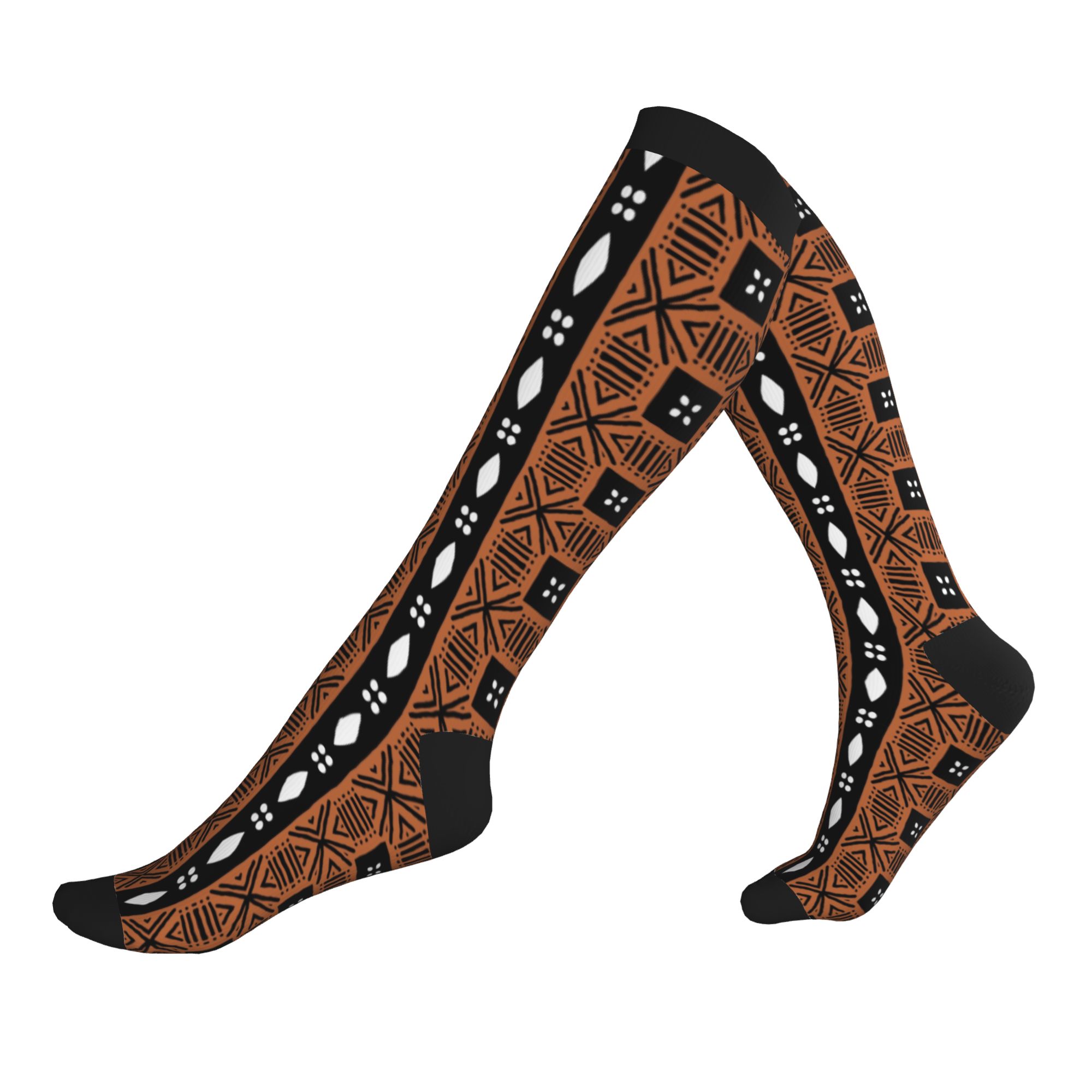 Men'S Ethnic & Formal Designer Wear Studio S - African Safari Mud Cloth Dress Socks