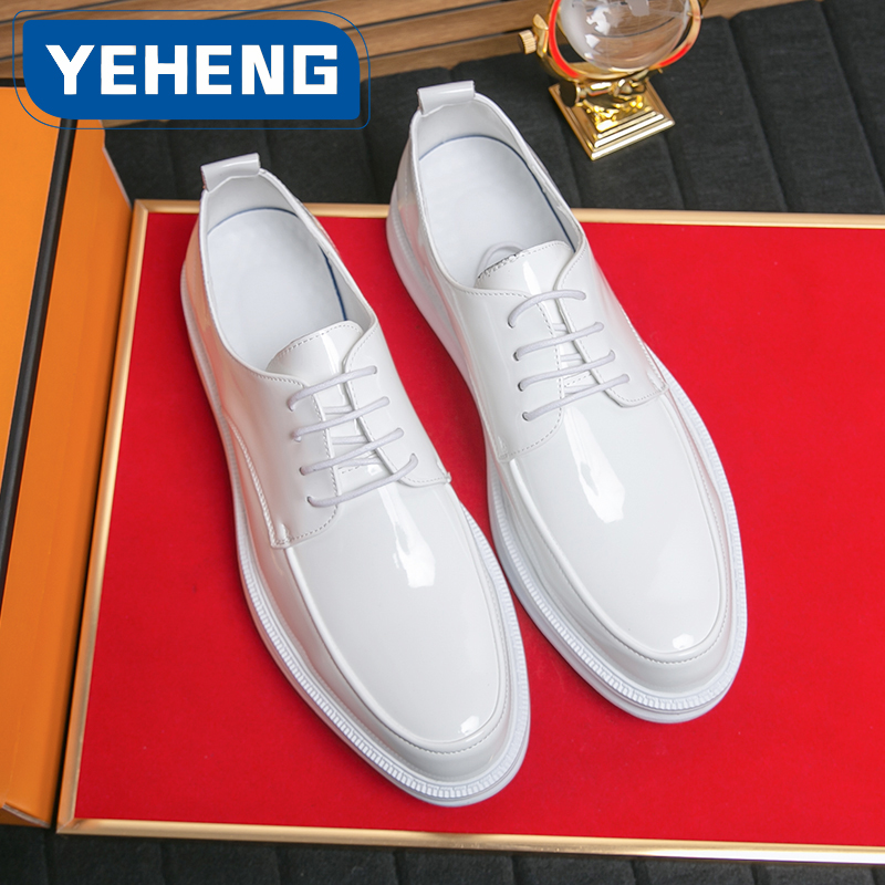 Men'S Luxury Formal Wear - White Classic Office Men Shoes Wedding