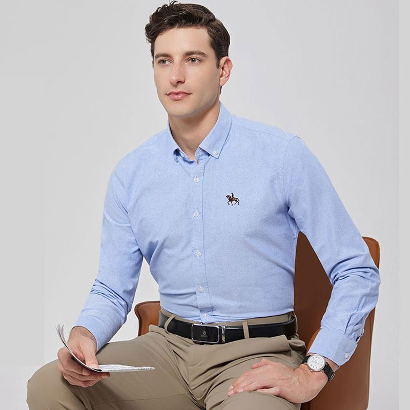 Large Men Formal Wear - 6XL large size 100% cotton Oxford
