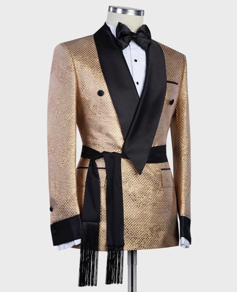 Arabic Luxury Gold Mens Weddin - Arabic Formal Wear Men 评论和价格