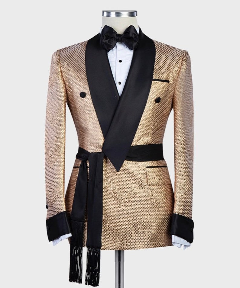 Arabic Luxury Gold Mens Weddin - Arabic Formal Wear Men 评论和价格