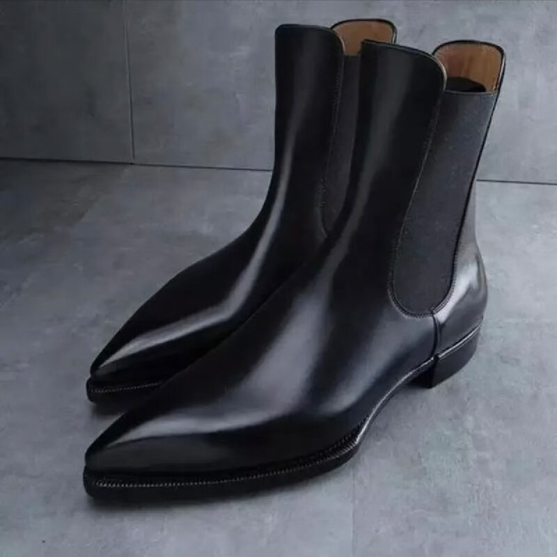 Men Fashion Chelsea Boots Blac - Men Formal Wear Brands 评论和价格