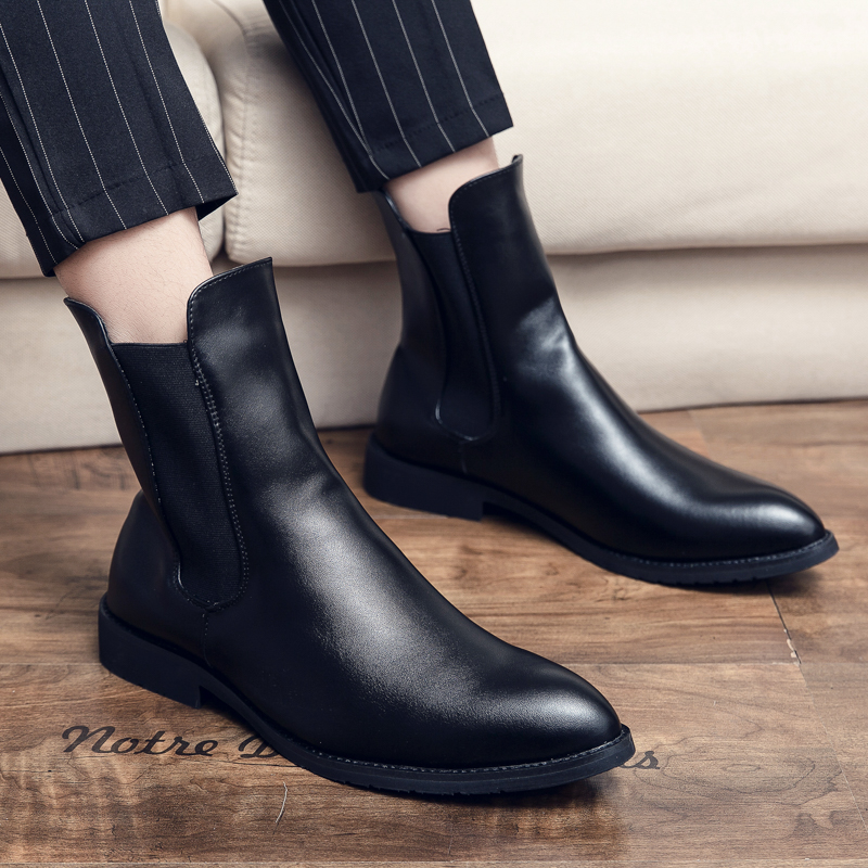 Men Fashion Chelsea Boots Blac - Men Formal Wear Brands 评论和价格