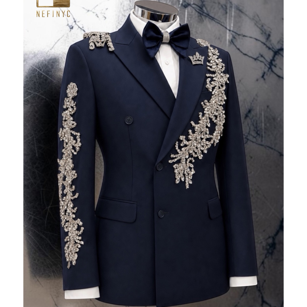 Unique Design Beaded Stones Su - Unique Men'S Formal Wear 评论和价格