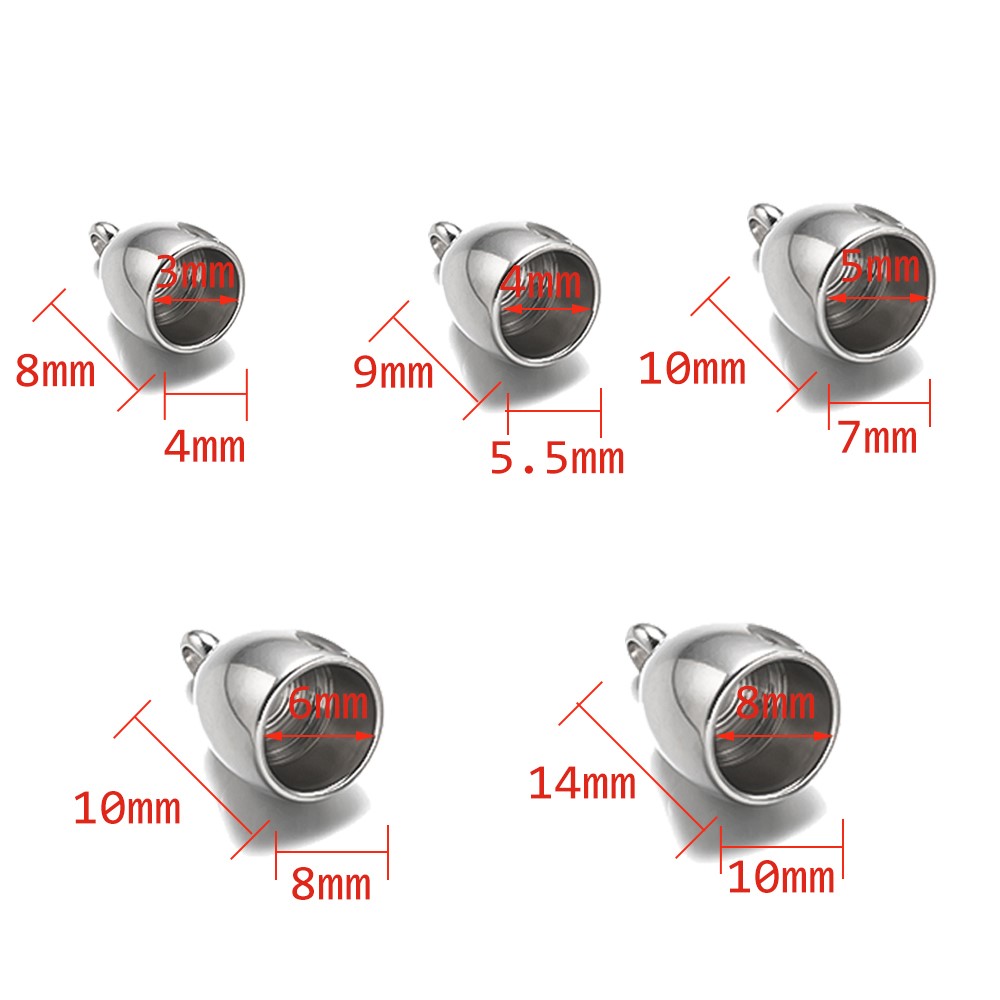 20pcs Tube End Caps Stainless  - Patent Leather Oxford 评论和价格