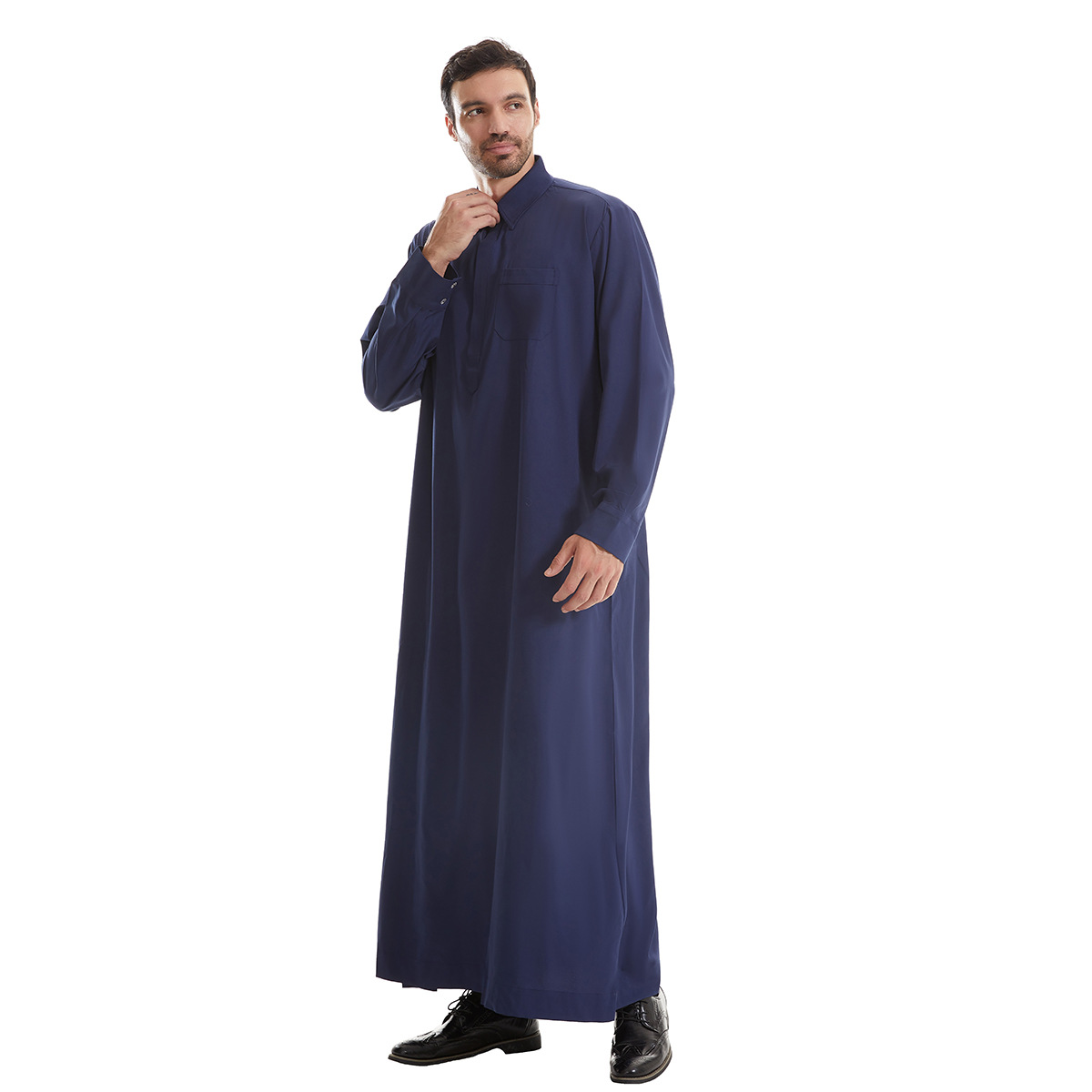 Men Jubba Thobe Mens Long Shir - Arabic Formal Wear Men 评论和价格