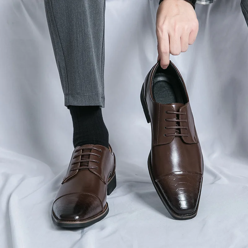 Classic Italy Pointed Toe Leat - Men'S Luxury Formal Wear 评论和价格