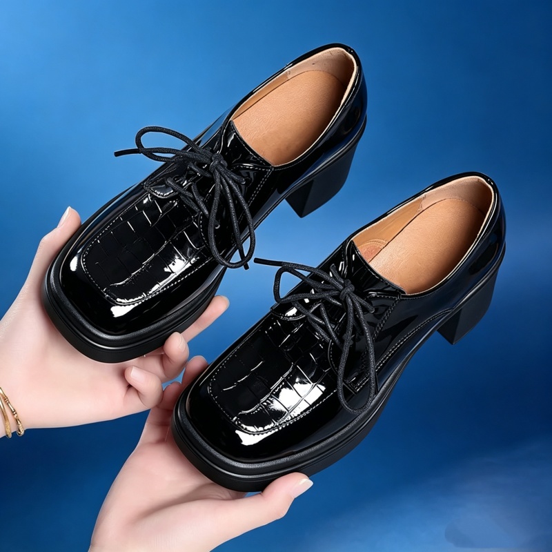 6.5cm Elegant Comfortable Deep - Patent Leather Oxford 评论和价格