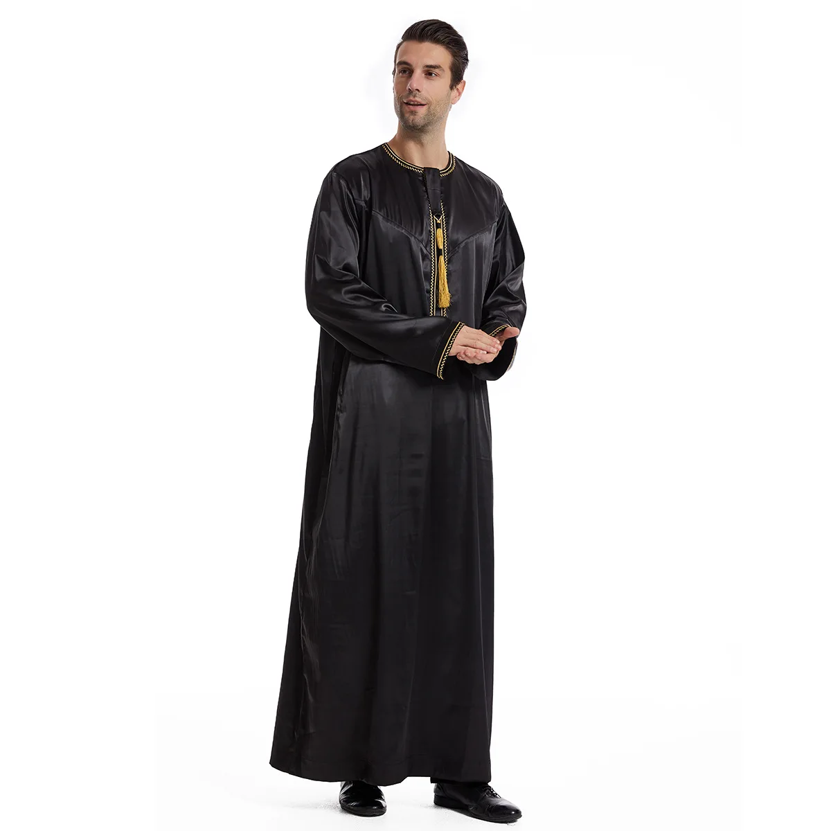 Eid Dress for Muslim Men Jubba - Arabic Formal Wear Men 评论和价格