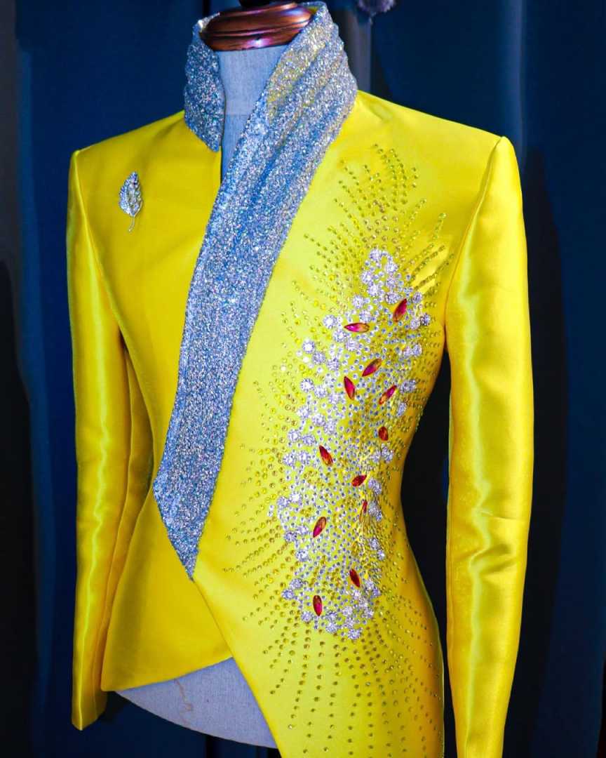 Fashion Yellow Wedding Tuxedos - Unique Men'S Formal Wear 评论和价格