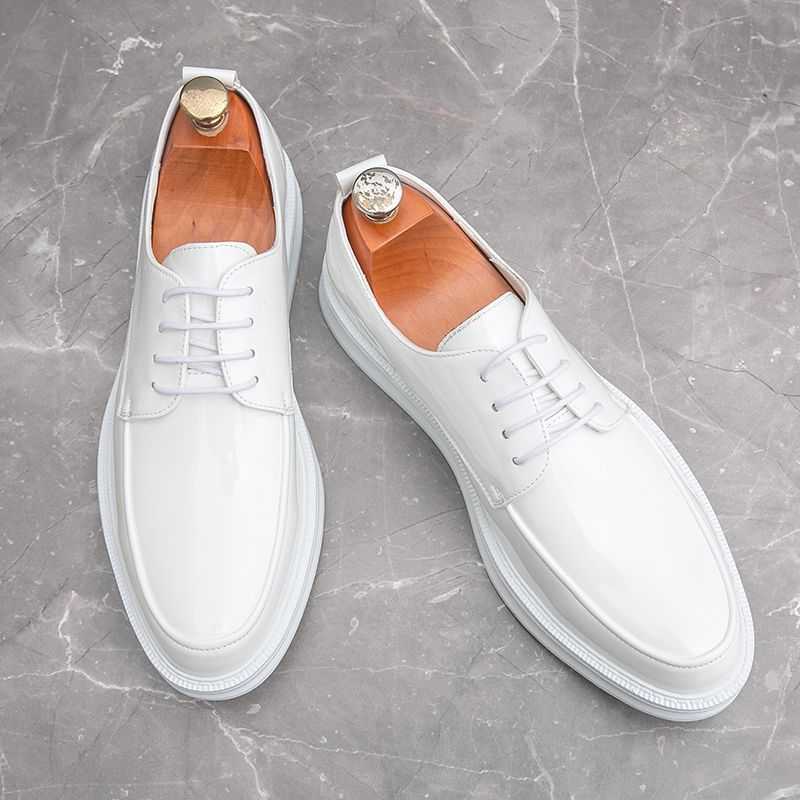 White Classic Office Men Shoes - Men'S Luxury Formal Wear 评论和价格