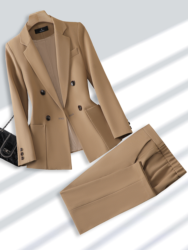 Fashion Ladies Pant Suit Forma - Men Formal Wear With Blazer 评论和价格