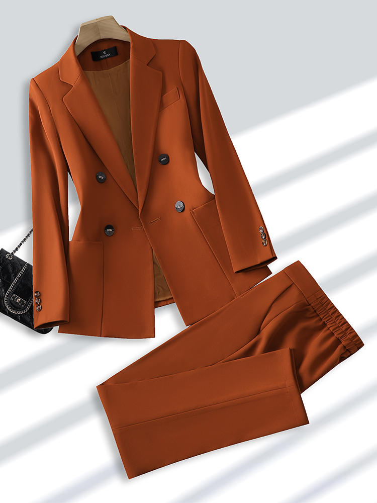 Fashion Ladies Pant Suit Forma - Men Formal Wear With Blazer 评论和价格