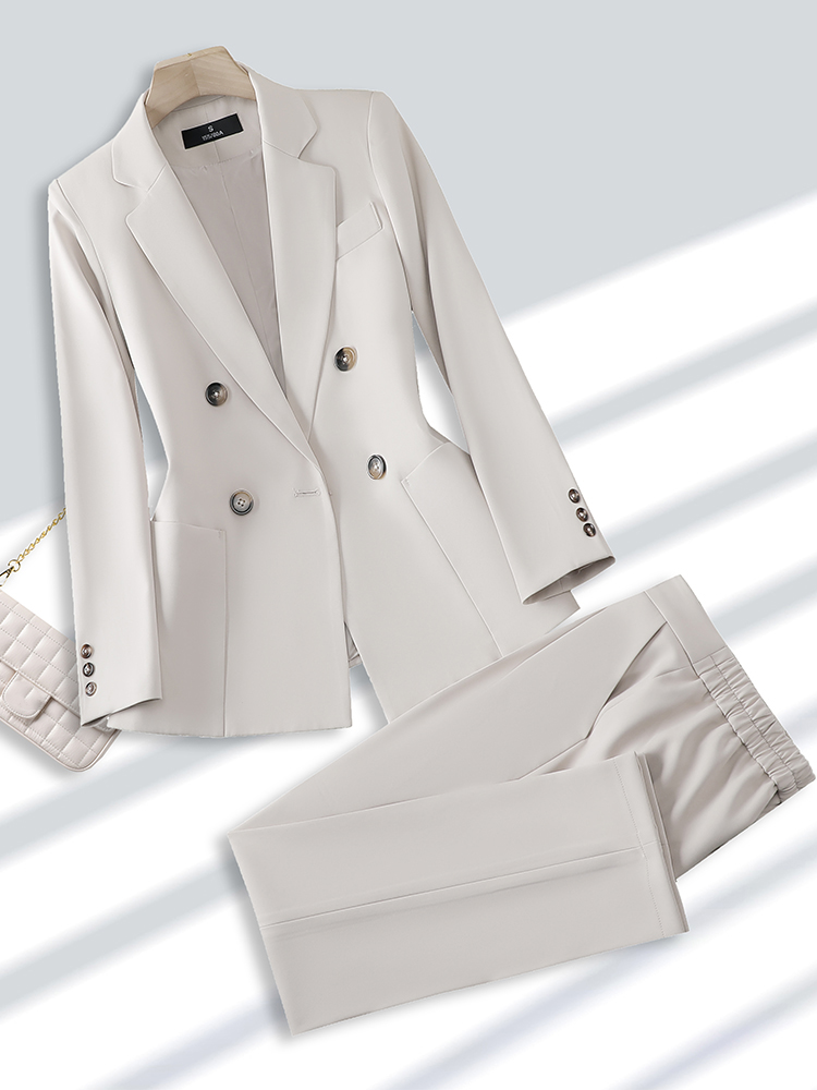 Fashion Ladies Pant Suit Forma - Men Formal Wear With Blazer 评论和价格