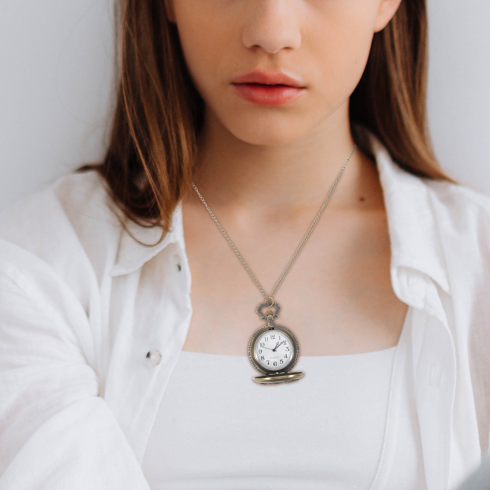 Vintage Pocket Watch Necklace  - Arabic Formal Wear Men 评论和价格