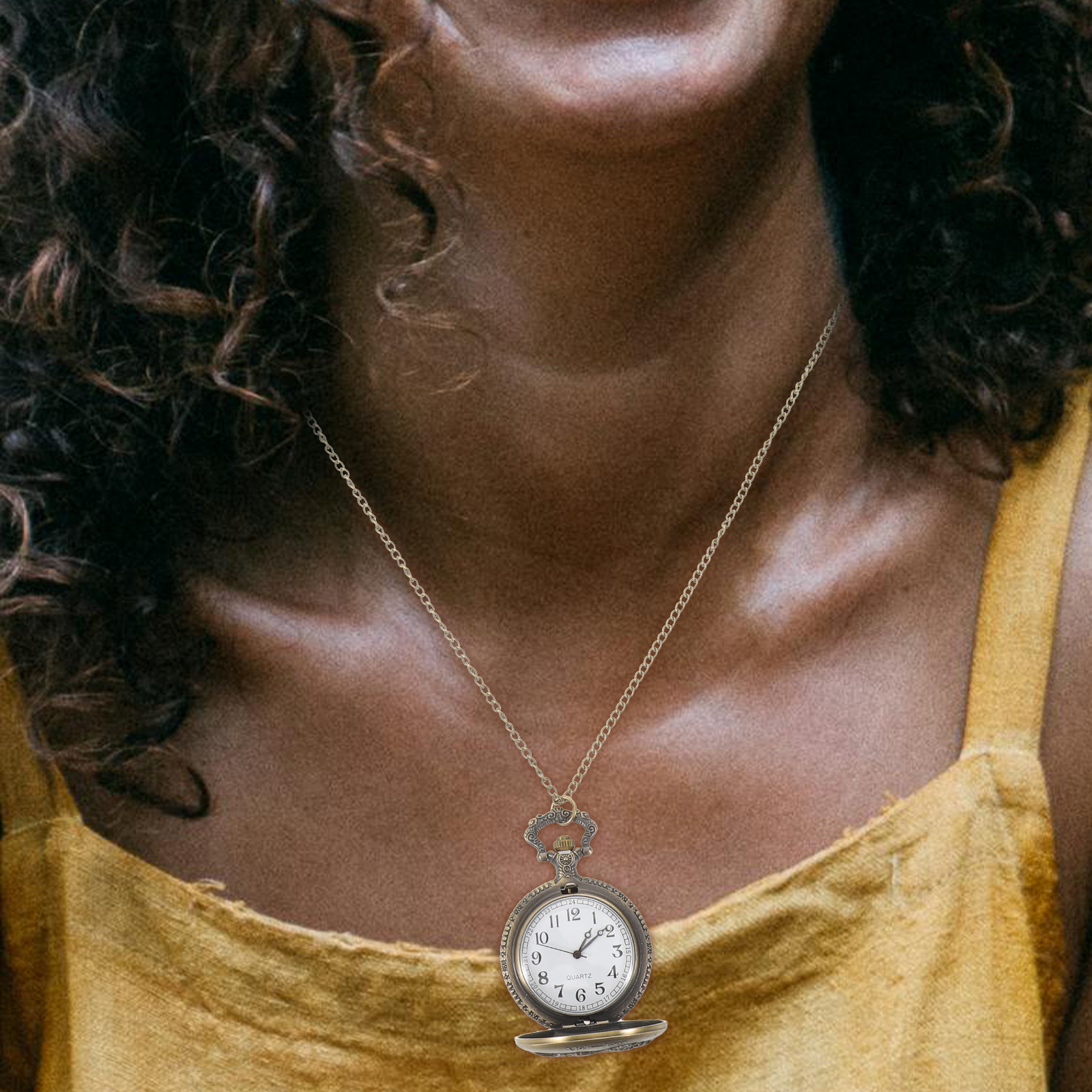 Vintage Pocket Watch Necklace  - Arabic Formal Wear Men 评论和价格