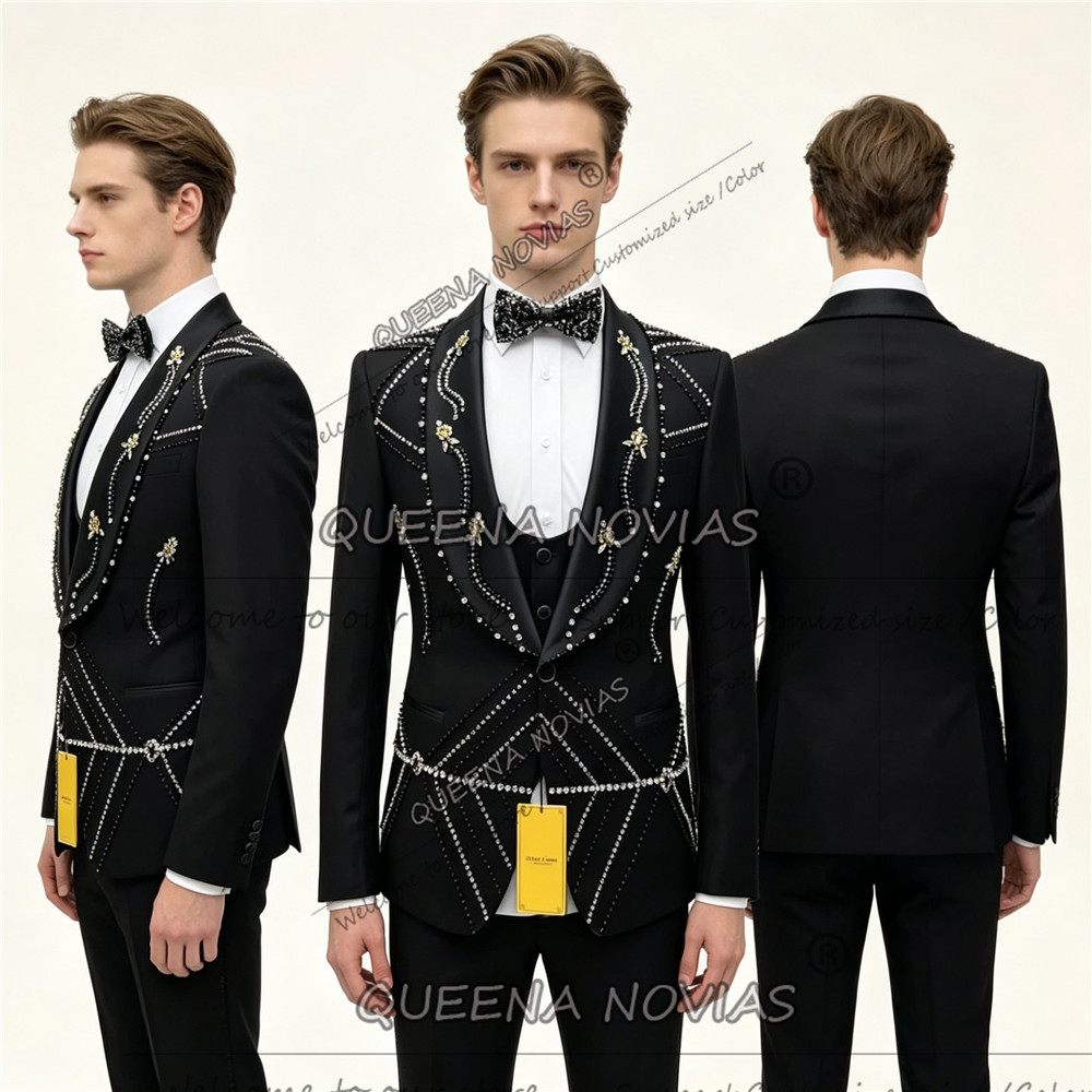 Unique Design Suit Men Slim Fi - Unique Men'S Formal Wear 评论和价格