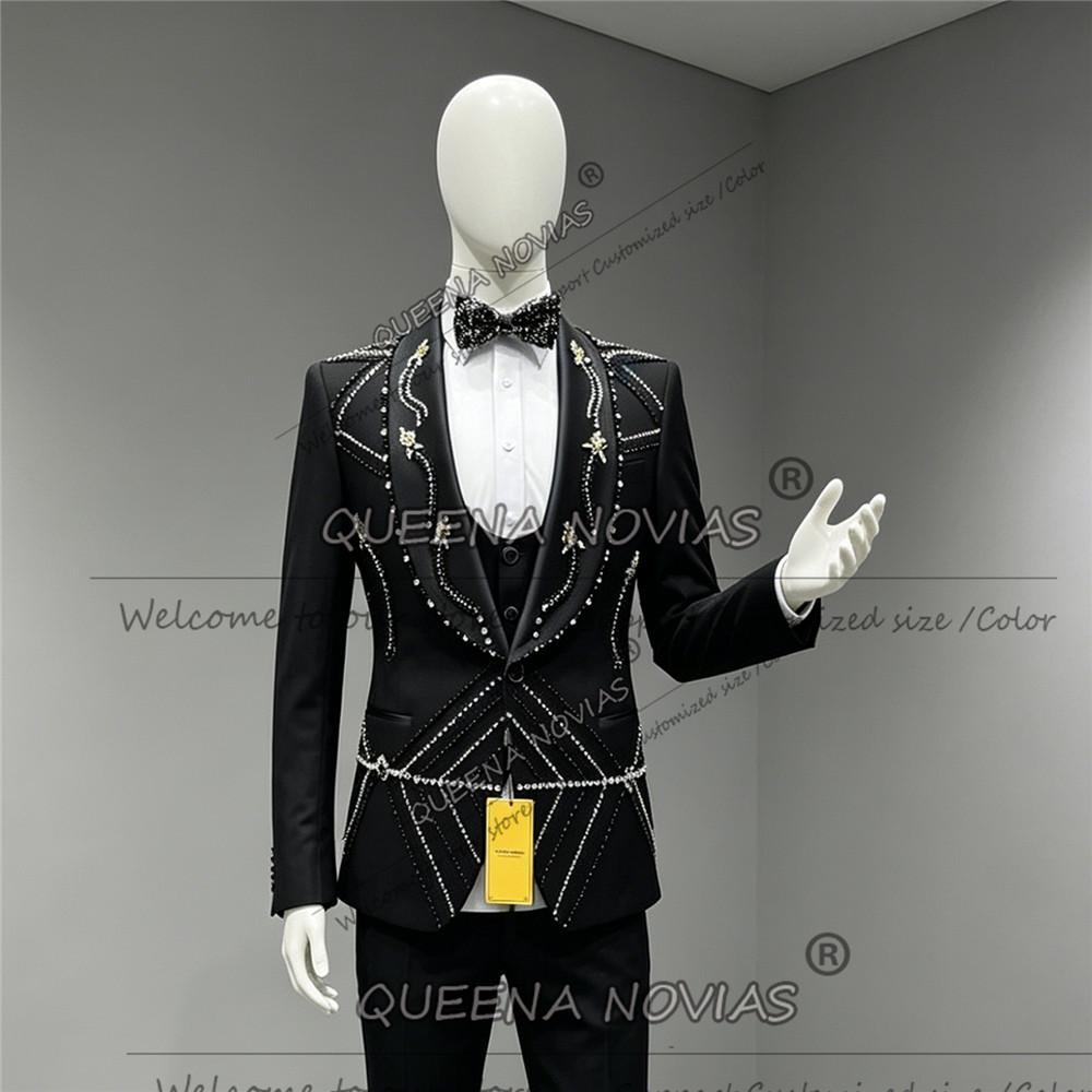 Unique Design Suit Men Slim Fi - Unique Men'S Formal Wear 评论和价格