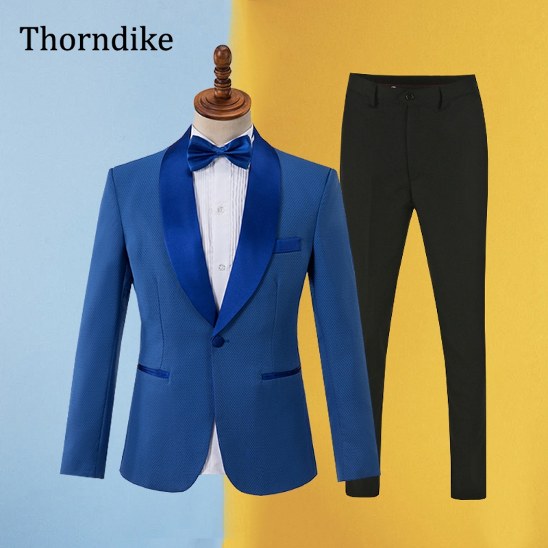 Gwenhwyfar Blue Suit Men 2025  - Men Formal Wear Blue 评论和价格